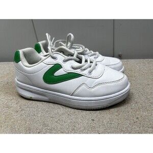 Girls Tretorn Sneakers White & Green Girls 3 Women’s 5